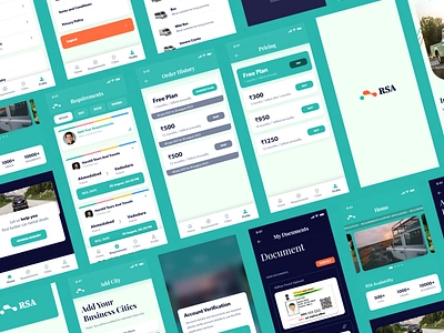 We are excited to present the project we did for the RSA App app branding design graphic design illustration jaraware jarawareinfosoft logo ui ux