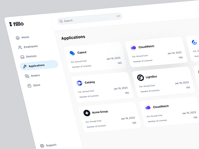 HR-Navigator - Applications app design application clean design device management devices employee employee management filllo hiring hiring app hr application hrms management recruitment saas ui uiux webapp webdesign