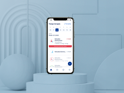 Egis Czas na Lek App - facilitates medication management calendar cleandesign doctor doses healthcare healthtech lightmode medical medicalments mobileapp notifications notificationsmanagment onboarding recommendations reminders schedules treatment ui ux