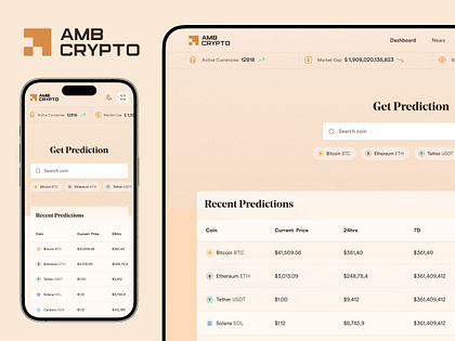 Crypto Predictions Landing Page