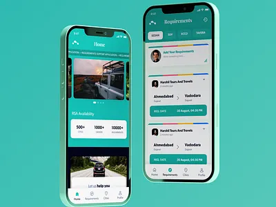 Another successful project completed by Jaraware! 🚀 app branding design jaraware jarawareinfosoft mobileapp rsaapp rsataxigroup ui uiux ux