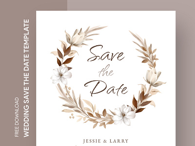 Rustic Wedding Save the Date Free Google Docs Template card ceremony date design doc docs document free google docs templates free template free template google docs google google docs marriage printing rustic save template templates wedding word
