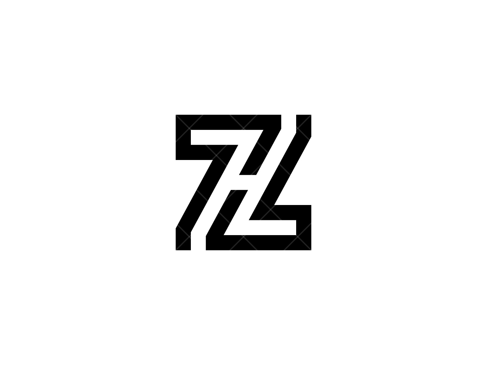 ZH Monogram by Sabuj Ali on Dribbble