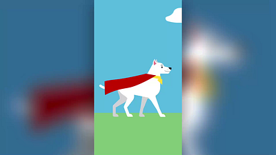 Krypto animation comics dc comics dog dog animation krypto motion graphics superman