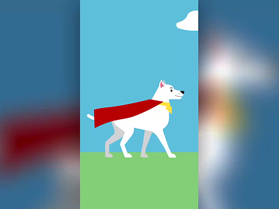 Krypto animation comics dc comics dog dog animation krypto motion graphics superman