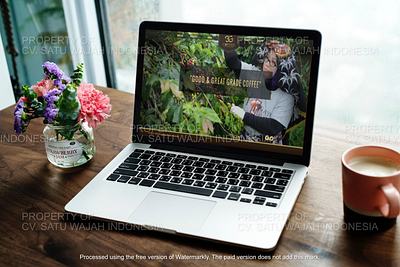 3G Coffee | Web Company Profile - Real Project branding landing page ui