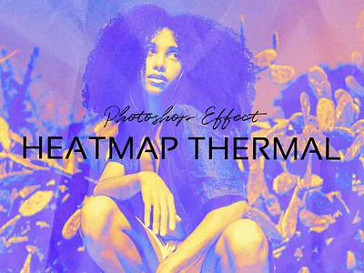 Heatmap Thermal Dusty Photoshop Effect action branding dusty effect graphic design heatmap photo action photo effect photoshop action photoshop effect poster design preset print design product design textile design thermal