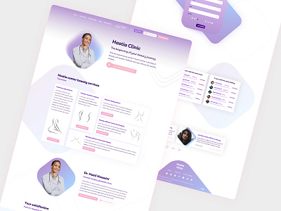 ✦ Clinic Website Design “Hastia” ✦