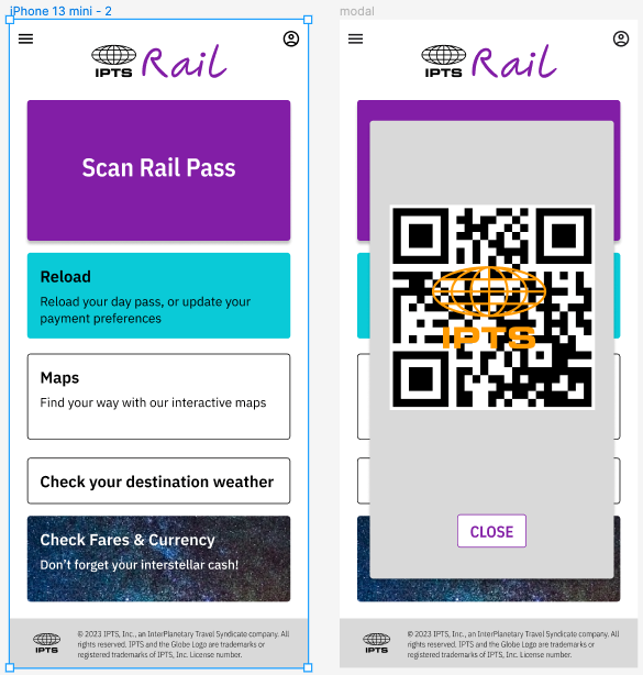 Initial IPTS Rail design