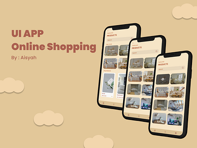 UI APP Online Shopping By : Aisyah ui