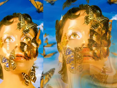 Broken Scanner - Dusty Distortion Photoshop Effect action branding effect graphic design photo action photo effect photoshop action photoshop effect poster design preset print design product design scaner