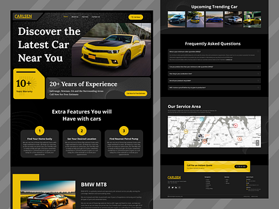 Trending Car Website car car insurance car service car website design landing page marketplace minimal design minimalistics product design trending trends ui de ui design ui ux design ux design web design website