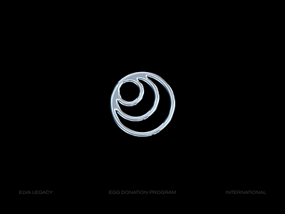 E LETTER LOGO 3d logo 3d mark branding circle logo donation e letter e logo egg graphic design logo logo design logotype minimalism modernism spiral logo vector woman