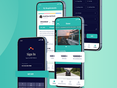 We're delighted to unveil the brand-new RSA Taxi Group app app branding design illustration jaraware jarawareinfosoft mobileapp rsataxigroup ui uiux ux