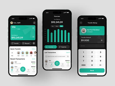 FinFlex - Finance Mobile App app app design bank digital bank ewallet finance finance mobile app mobile app mobile app design money money management ui wallet