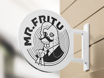 Mr. Fritu - Visual branding branding design fast food figurative fried food graphic design illustration logo restaurand branding restaurant visual design