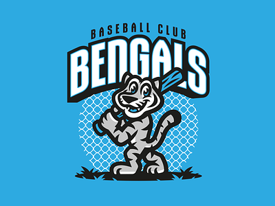 Bengals Baseball - T-Shirt Design apparel branding design graphic design illustration logo logodesign mascot mascotdesign mascotlogo sport sports tshirt