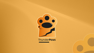 ThunderPaws Logo Design attractive branding graphic design logo logo design online logo design