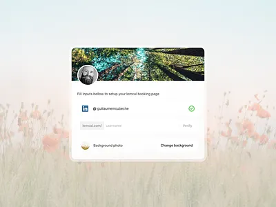 lemcal onboarding screen lemcal lemlist onboarding saas ui