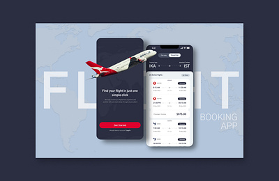 Flight Booking Application branding graphic design ui