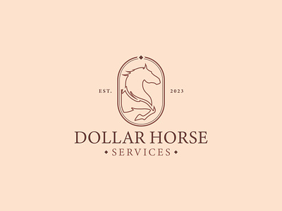 Horse Logo branding combination logo graphic design horse horse logo illustration logo logo edesing typography vector