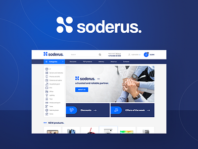 soderus. e-shop design commerce design e commerce e shop ecommerce eshop shop site technics ui ux web webdesign website