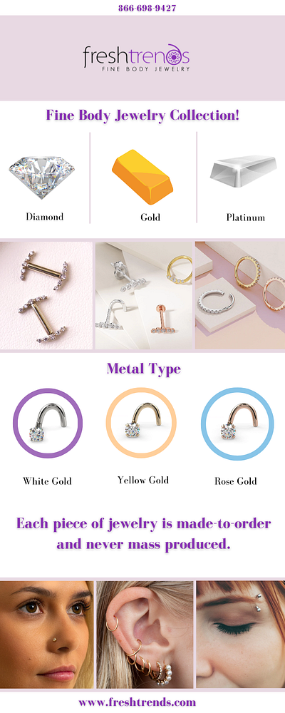 Shop Our Wide Selection of Body Jewelry for Piercings high quality body jewelry