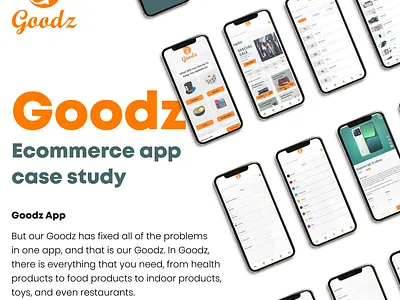 Goodz App Case Study Design app app design art branding case study design ecommerce ecommerce app figma fp goods goodz graphic design logo ui ui design ui trends uiux ux web design