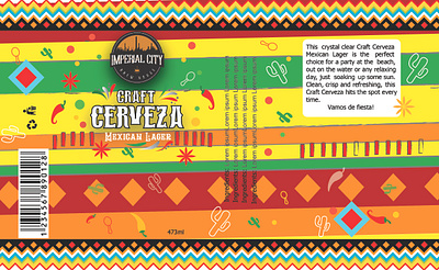 Craft Cerveza Beer Can Label Design branding graphic design typography