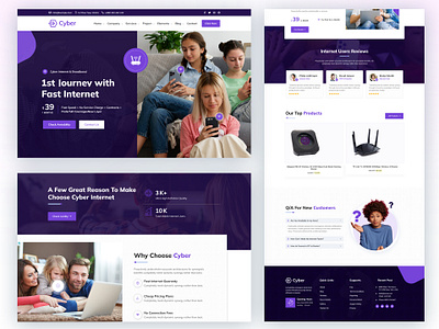 Internet Service Website Template agency best design business company creative design dreamit graphic design illustration internet internet service internet website logo marketing software template theme top design ui wordpress