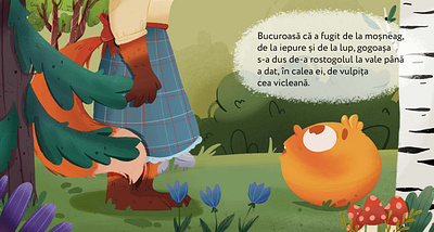gogoasha book cartoon characterdesign childrensbook cute digitalart fairytale fox gogoasha illustration kidsbook tale