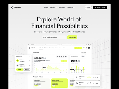 Web UI branding clean crypto defi defi dashboard design landing page product design saas saas platform saas website typography uidino uidino agency user experience web ui website website design whale ui