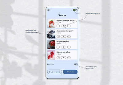 Berry shop animation card config2023 mobileshop motion graphics ukraine
