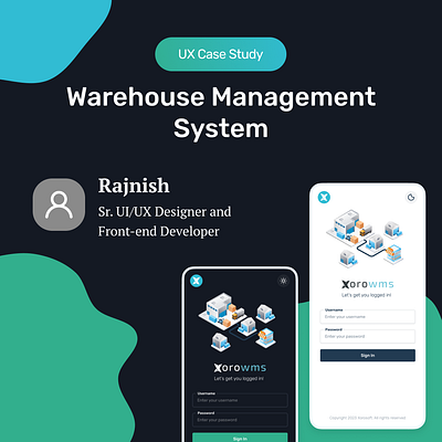 Warehouse Management System animation branding creative design graphic design illustration logo modern ui ux website