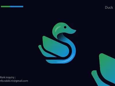 Logo, logo design, Animal logo animal branding duck graphic design logo