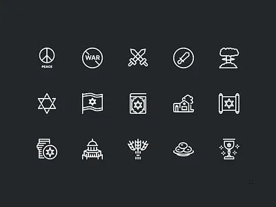 Israel cultural Icons blast bomb culture design download free icons israel line news openstroke palestine simple stroke svg ui ux war