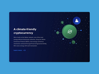 SHx - a climate-friendly cryptocurrency blockchain cryptocurrency design fintech graphic design illustration ui web design