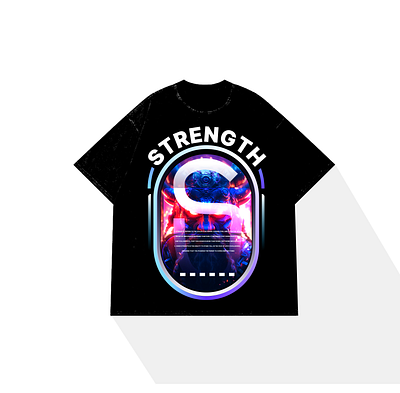 🌟 "Ignite Your Inner Strength 🌟 branding design dribbble design graphic design illustration logo motion graphics power street wears tshirt design typography ui ux vector