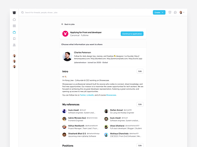 Submit your application application figma hiring job material design process profile