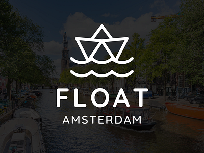 Logo design for Float Amsterdam amsterdam amsterdam logo boat amsterdam boat logo brand identity canals canals amsterdam dutch logo logo logo design