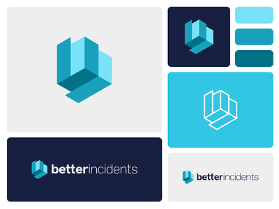 Better Incidents bi incident management lettermark logo monogram