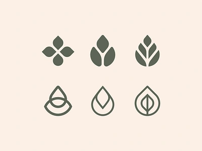 Milk Tea Shop Logo Exploration brand identity branding coffee coffee shop drop exploration food geometric icon leaf leaves logo mark milk minimalist organic symbol tea