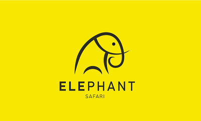 Elephant safari Logo Design branding design elephant graphic design logo minimalist logo modern vector