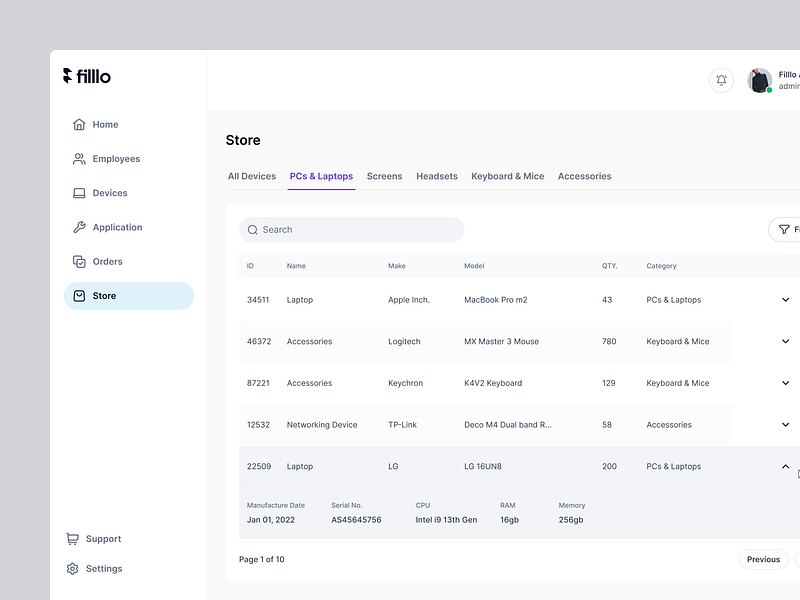 HR-Navigator - Store app design clean design device management devices employee employee management filllo hiring hiring app hr application hrms management recruitment saas ui uiux web design