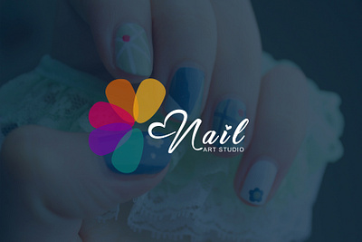 Nail art Studio logo Design branding design graphic design logo logodesign nail