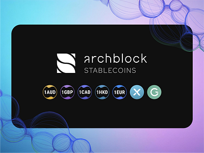 Archblock Stablecoins Logo animation ar blockchain branding crypto cryptocurrency design designer fiat graphic design illustration logo logodesign logos ui ux vector