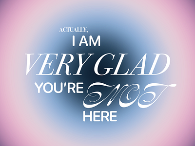 Gradient Message blue gradient photoshop pink typography