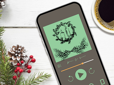 Christmas Audiobooks Website Banners design graphic design illustration typography web graphics