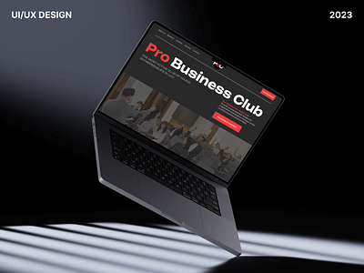 landing page for the business community design landing page ui web design web site