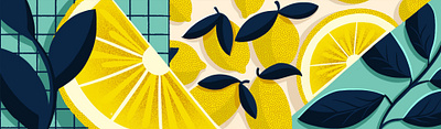 Lemons branding design food illustration lemons marketing